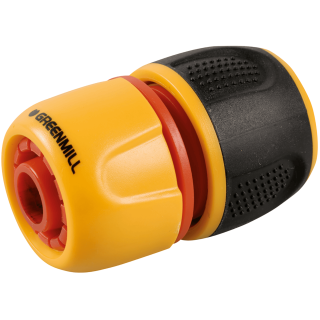 Conector rapid furtun 3/4" cu STOP (19 mm), plastic ABS, antiderapant