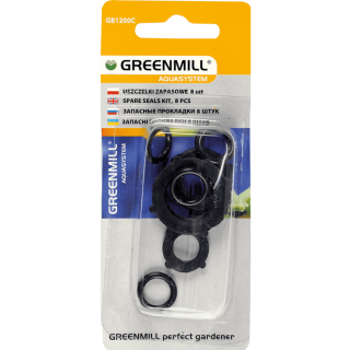 Set garnituri rezerva pentru conectori si robinet, PVC, 8 bucati