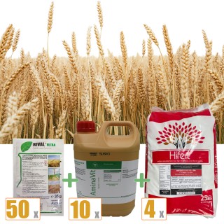 Pachet Anti-Buruieni Grau, crestere activa, 50 ha - erbicid, biostimulator si ingrasamant