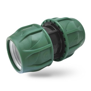 Mufa compresiune egala Ø25 mm x Ø25 mm pentru teava PE, PN