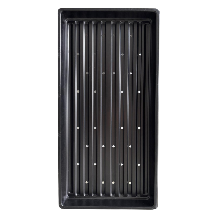 Tavita rasaduri cu drenaj 51 x 26 x 4 cm, plastic rezistent, 51 x 26 x 4 cm