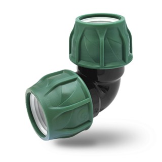 Cot compresiune egal Ø50 mm x Ø50 mm pentru teava PE, PN10
