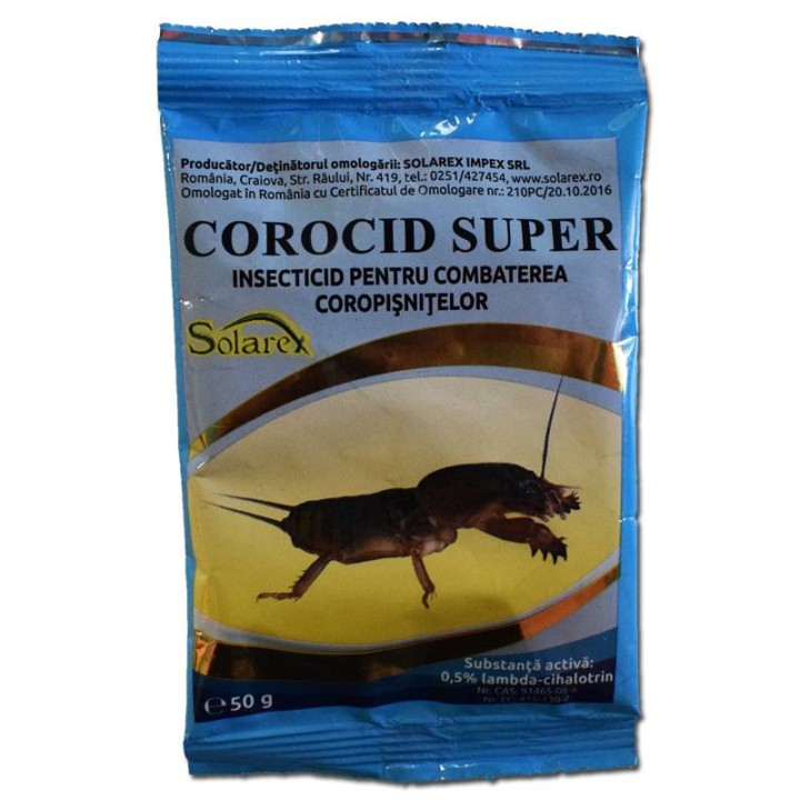 Insecticid coropisnita Corocid Super, 50 g.
