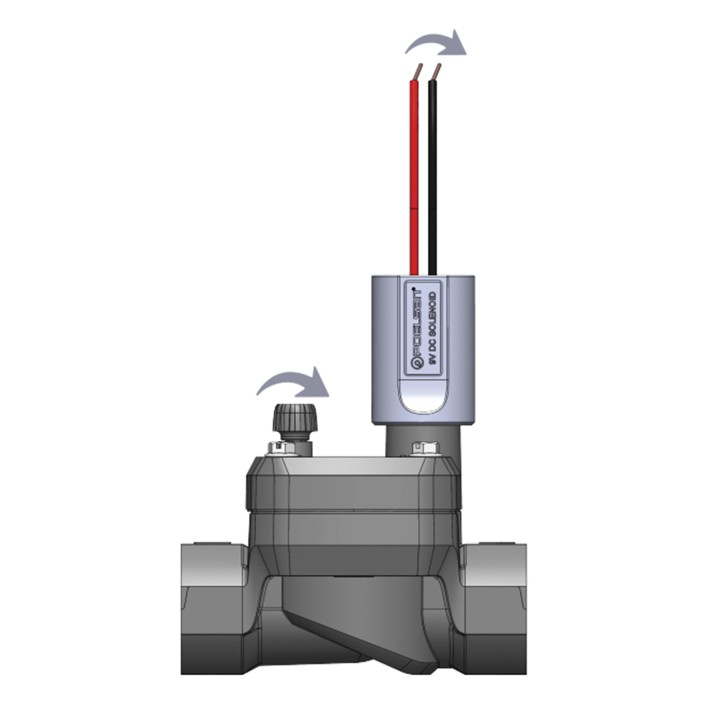 Electrovana Poelsan SV 100B, FI-1", cu solenoid 9 V