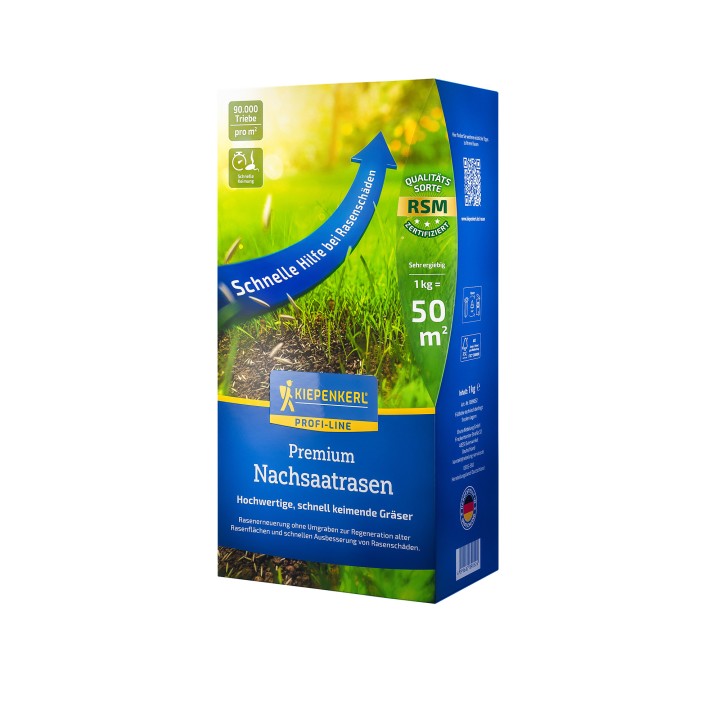 Seminte de gazon Premium pentru Regenerare si Reinsamantare, pachet 1 kg, profesional