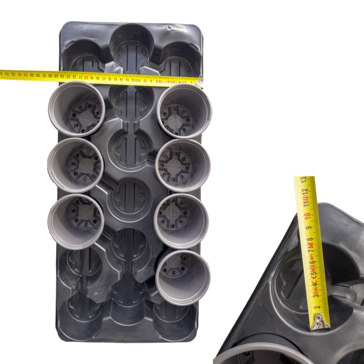 Tavita pentru suport si transport ghivece Ø9-10 cm