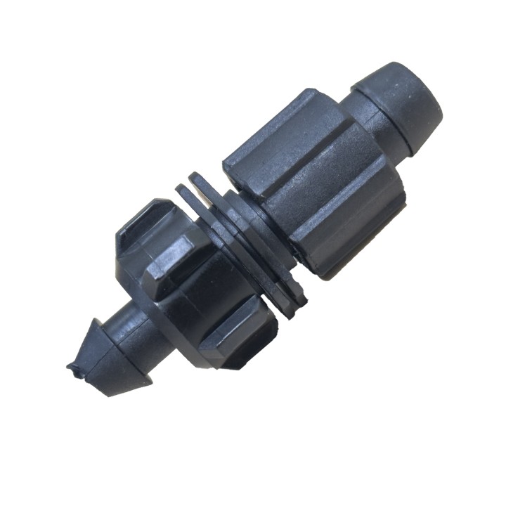 Conector fara robinet, cu filet pentru tub Ø16 mm si teava PE
