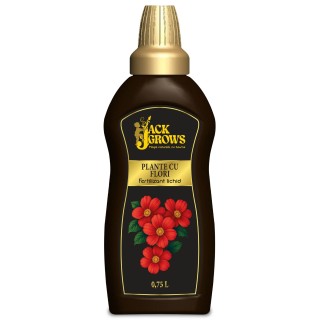 Fertilizant lichid Jack Grows pentru Plante cu Flori 0.75 L, NPK 5-5-10