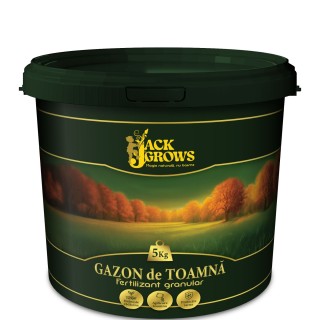 Fertilizant granulat Jack Grows pentru Gazon Toamna, NPK 12-5-28, 5 kg