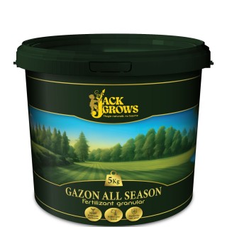 Fertilizant granulat Jack Grows pentru Gazon All Season, NPK 21-10-21, 5 kg