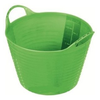 Container din polietilena, profesional, cu maner verde