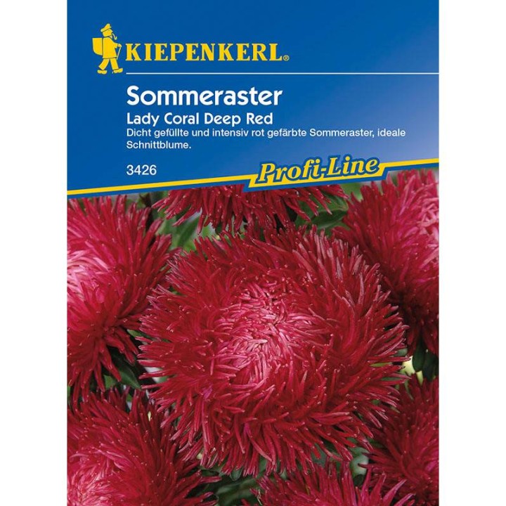 Seminte de ochiul boului Lady Coral, culoare rosie intensa