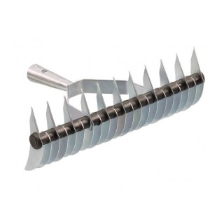 Grebla-aerator pentru gazon cu dinti zincati 21/11, fara coada