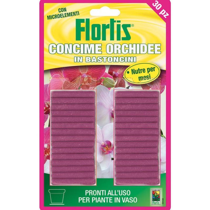 Flortis Ingrasamant sticks pentru orhidee, 30 bucati/pachet