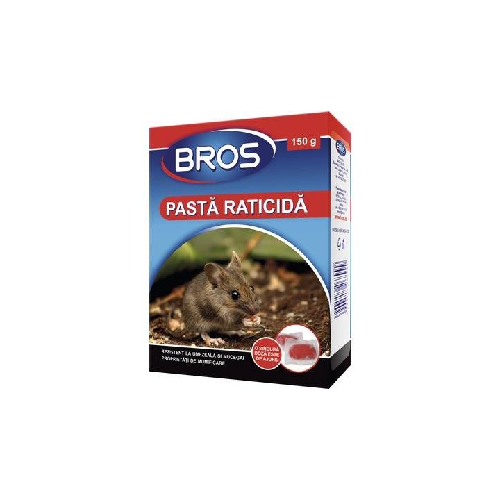 Bros, momeala pentru soareci si sobolani, 150 grame