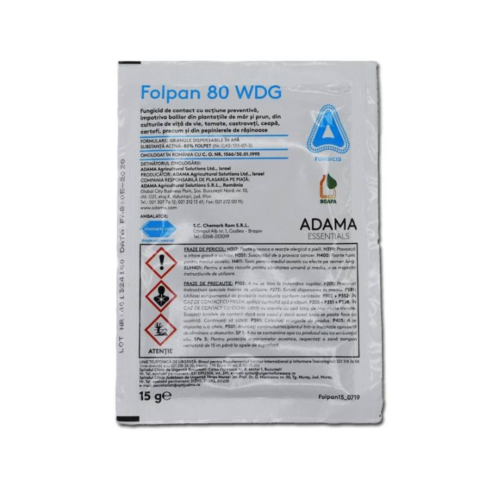 fungicid Folpan, 15 g