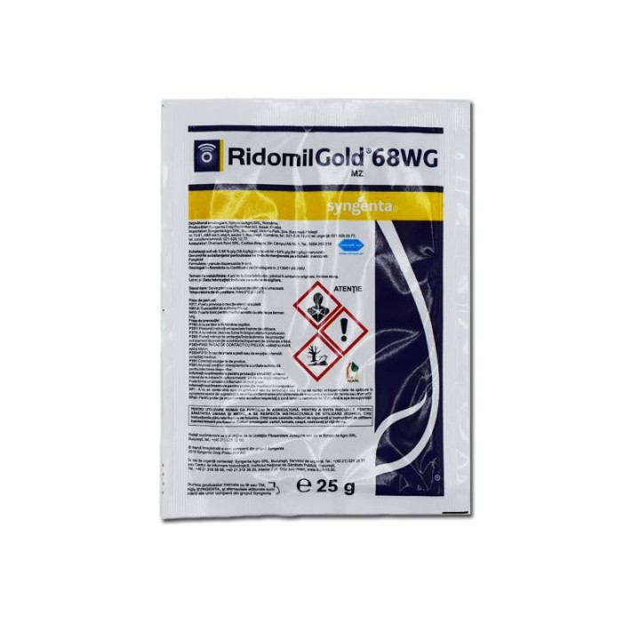 fungicid Ridomil gold mz68 wg, 25g