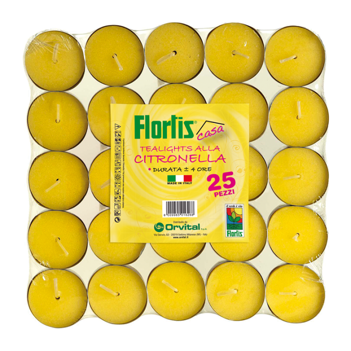 Set lumanari Citronella, 25 bucati