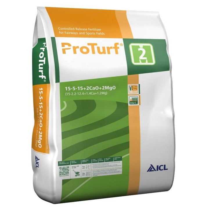 Pro Turf (NPK 15-05-15+2CaO+2MgO) Primavara-Vara, 25 kg