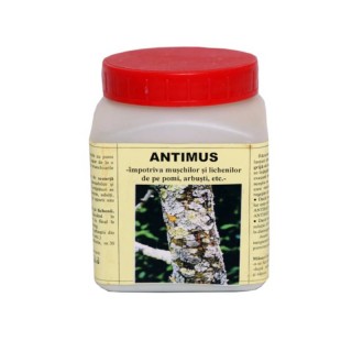 Antimus, impotriva muschilor si lichenilor la pomi, arbusti, 100 grame