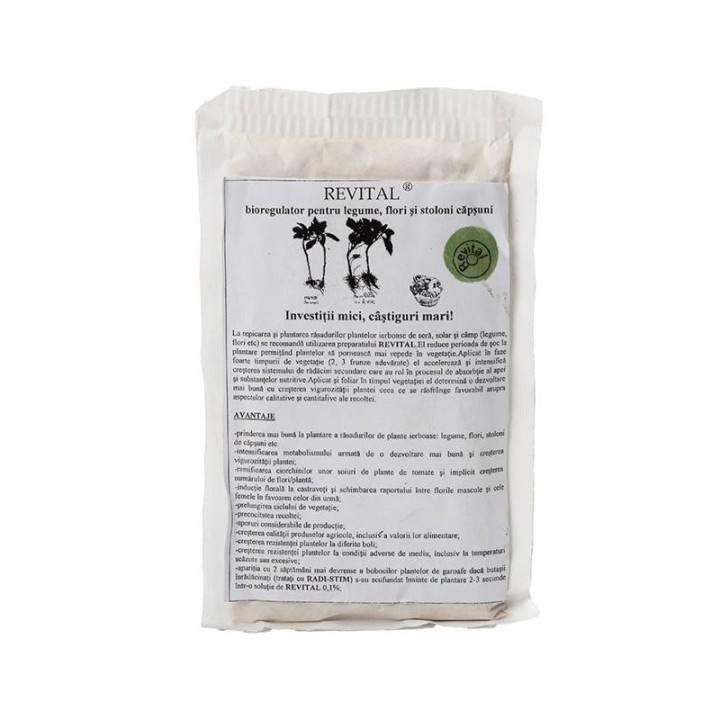 Revital, bioregulator pentru legume, flori, stoloni de capsun, 100 grame