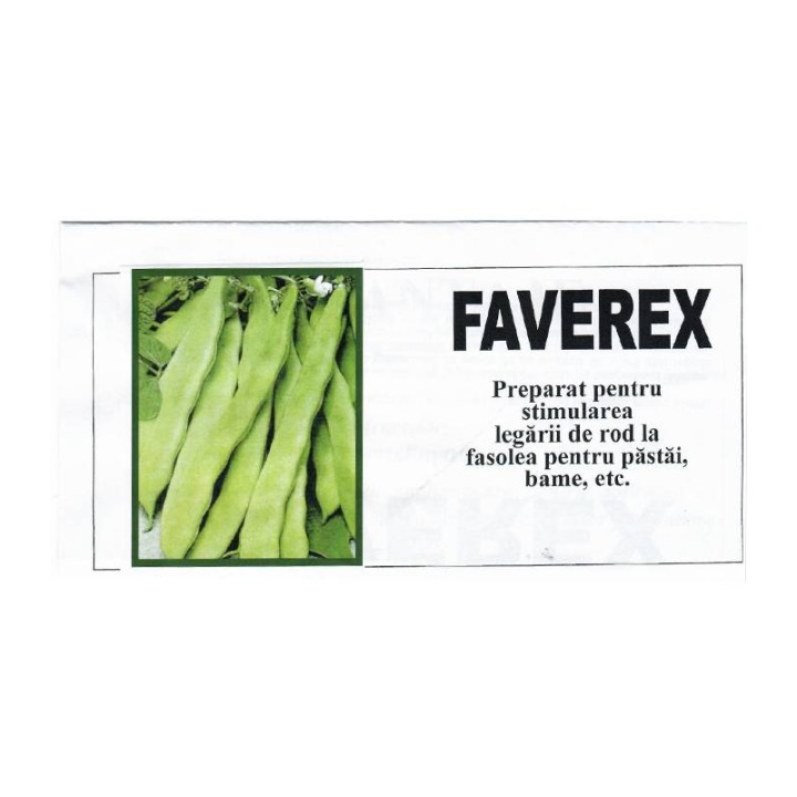 Faverex, bioregulator pentru legarea de rod la fasole pastai, 25 mililitri